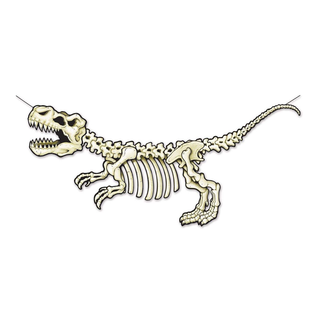 Beistle T-Rex Skeleton Streamer – Dinosaurs | Party Supply | Decoration