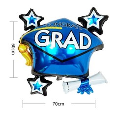 Graduation Cap Balloon, Grad Hat Mylar Balloons, Graduation Party Decorations…