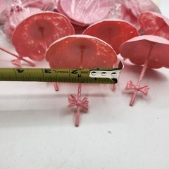 BRIDAL Baby SHOWER Plastic pink Parasol Party Favor Nut Candy Cup decoration