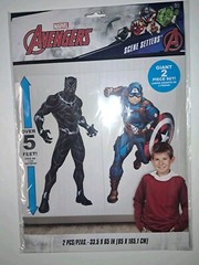 Marvel Avengers Birthday Party Scene Setters Captain America Black Panther NEW