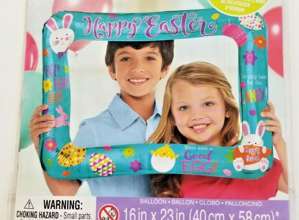 Easter Inflatable Photo Frame Any Age 16″ X 23″ NEW Create Memories