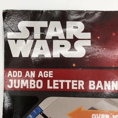 Star Wars Disney Birthday Banner Over 10 Feet Long NEW In Original Package
