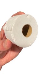 MINI TINY Toilet Paper Roll – Funny Novelty GaG Bathroom Party Evil Joke