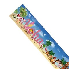 Hawaiian Banner 19.68x118inch Luau Hawaiian Party Decorations Tropical Beach