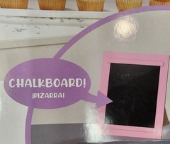 Enchanted Unicorn Birthday Party Customizable Chalkboard Sign & 4 Paper Inserts
