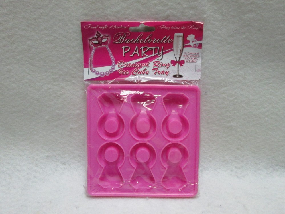 Diamond Ring Ice Cube Tray Engagement Bachelorette Pride Proposal Jello Shots