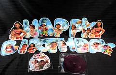 Disney Moana Birthday Party Supply Decorations – Banner, Plates, Props & MORE #2