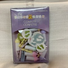 Baby Confetti 64 Pieces! Gift Table Decorations!! Pacifier Baby Feet Bottle!!