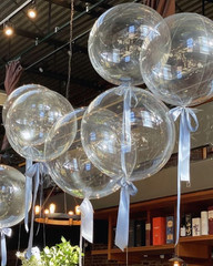 60 Pcs Bobo Balloons, 6 Different Size Clear Balloon for Stuffing Transparent Ba