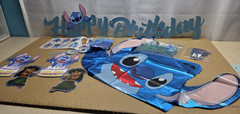 Lilo & Stitch Birthday Party Supplies Stickers Banner Cake And Cupcake Toppers