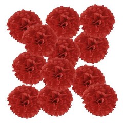 14inch Tissue Paper Pom Poms 12PCS Pom Poms Paper Flowers Ball Tissue Paper F…