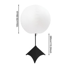 LED Inflatable Balloon With Stand Tripod,Party Inflatable Display Balloon Light