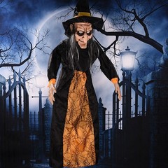 Halloween Decoration Witch Voice Control Props Ghost Haunted House Bar Toy JQ