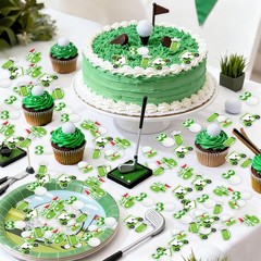 200 PCS Golf 30th Birthday Confetti Balls Carts ThirTee Table Scatters Art
