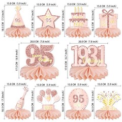 10PCS 95th Decorations Centerpieces for Table Decorations, 2026 Vintage 1931 …