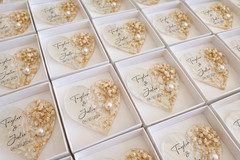 Personalized Wedding Favor Magnet, Elegant Wedding Magnets for Guests