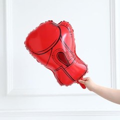 Boxing Birthday Party Decorations – 134pcs Balloon Garland & Inflatable Gloves