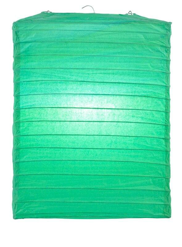 Dark Green Hako Paper Lantern
