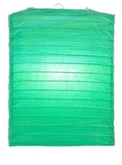 Dark Green Hako Paper Lantern