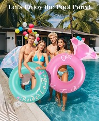 Pool Floats, Inflatable Diamond Ring Pool Float, Large Engagement Ring Floati…