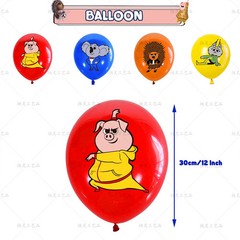 Sing 2 Birthday Party Decor Supplies Balloons Banner Cake Toppers Kids