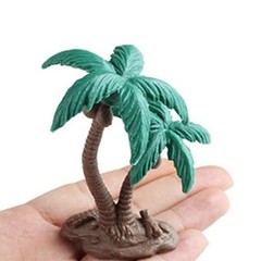Vibrant Green Coconuts Tree Model for DIY Landscape and Garden Designs