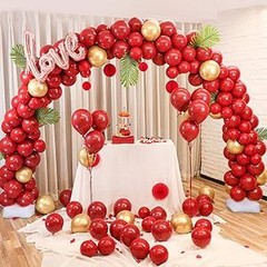 Chamvis Balloon Arch Kit, 9FT Height & 10FT Width Adjustable Balloon Arch Stand