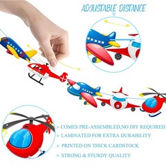 Airplane Party Banner Airplane Birthday Party Banners 3Pcs Aviation Party Cut…