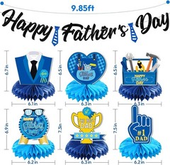 Father’s Day Decorations Banner Table Centerpiece Party Supplies Gift for Dad
