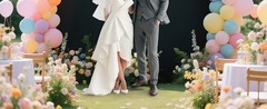Wedding Arch Backdrop Cover 7.2FT Arch Covers Fitted Stretchy Spandex Round