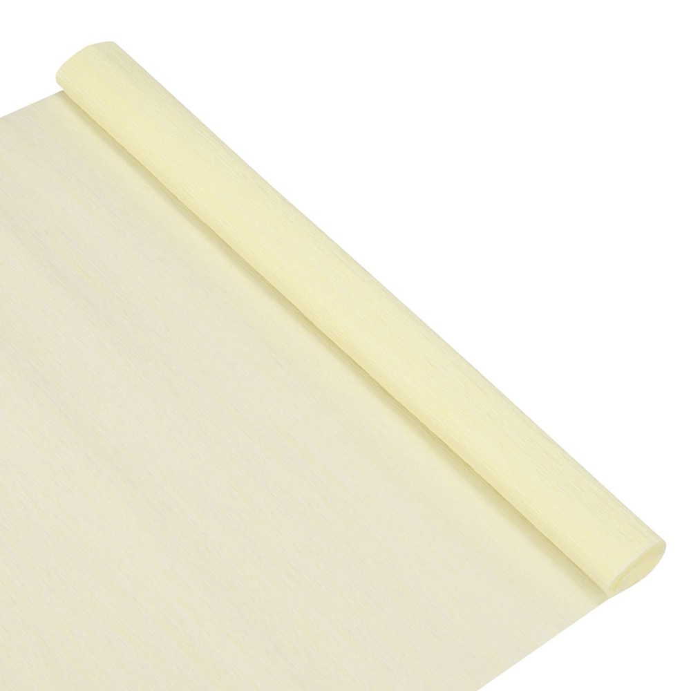 Crepe Paper, 8.2ftx20″ Soft Wide Crepe Paper Streamer Sheet [Cream White]