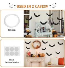 18PCS Halloween Hanging Bats Decorations – Re-usable