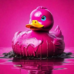 Pink Rubber ducky Extreme Horror Edition 5 Piece Set 1 Of 1
