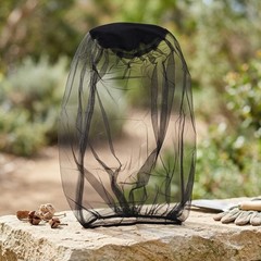 Camping Net Cap for Night Fishing Hiking – Lightweight 16.7g Black Design