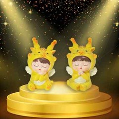 1PCS Random Xianglong Fortune Car Home Decorations. mascot