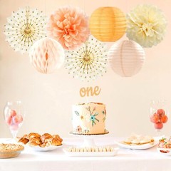 Beige-Orange Peach Fall Variety Pack, Beige Light-Orange