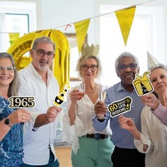 60th Birthday Photo Booth Props for Women & Men Black Gold Adult 60th Birthda…