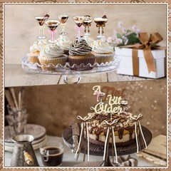 A Tini Bit Older Decorations, Gold Brown Glitter Tiny Bit Older Banner Balloo…