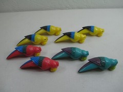 Vintage Party light string light covers parrots tropical bird no lights