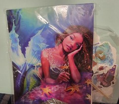 The Little Mermaid 2023 Birthday Decor 12 cupcake Toppers Banner Set For Party
