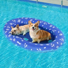 Upgraded Tear-Resistant Dog Pool Float – 25″ x 41″ Stable Support Inflatable …