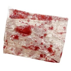 1/5Pcs Bloodstained Gauze Strips Halloween Decoration Spooky House Horror Props