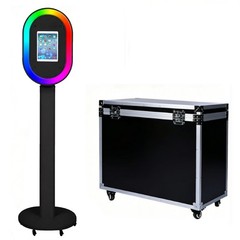 Photo Booth Stand RGB Ring Light Selfie Station for 10.2″-13″ iPad Wedding Party