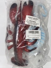 Ocean Sea Life Plastic Party Decorations 7.5”- 11.5”set Of 4 New Seal