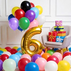 Balloons Decorations，100 Pcs Assorted Colors Balloons 12 inch Latex Round Bal…
