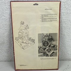 Vtg GIBSON Party Papers «HONEYCOMB» Centerpiece Gingerbread Christmas READ