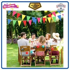 300pcs Colorful Pennant Banner Flags 375ft Multicolor Party Carnival Decoration