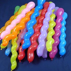 260 Long Balloons – Latex Twisting Balloons, Rocket, Spiral, Children’s Party…