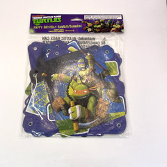 TMNT Teenage Mutant Ninja Turtles Happy Birthday Banner 7.59 ft NOS 2012 Party