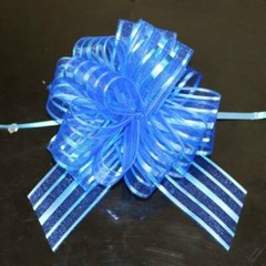 Decor Wedding Pull UK Wrap Party Organza Pom Gift Bow Bows Large 50mm Ribbon